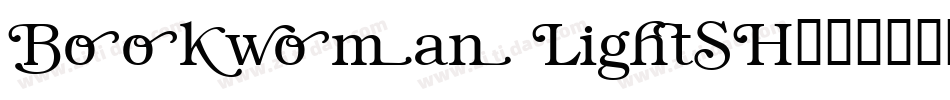 Bookwoman LightSH字体转换